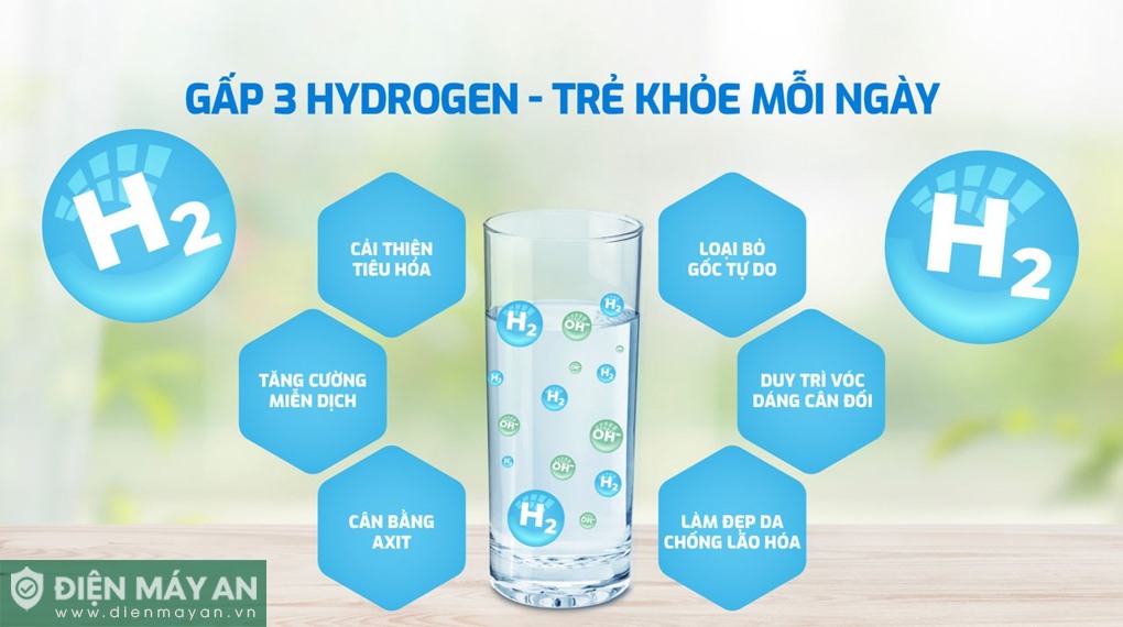 Máy lọc nước RO nóng nguội lạnh Hydro-ion kiềm Karofi KAE-S88 PROMAX 13 lõi